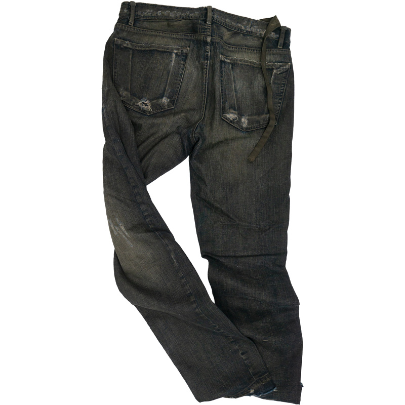 Rick Owens DRKSHDW Distressed Dirt-Dyed Denim Jeans | Archive Vault Store