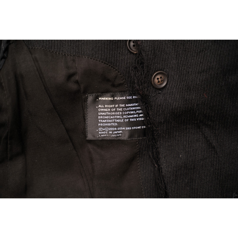 Julius AW05 ‘Thieves’ Double-layered 2B Blazer | Archive Vault Store